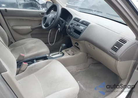 2001 Honda Civic Lx z USA, uszkodzony, nr VIN 2HGES16561H545420